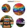 Time Piece Calendar 2026 Desk Calendar With LED Light 3D Tear-Away Calendar Paper Carving Art Memo Pad Notepad Gift Christmas