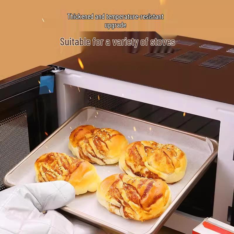 Oil-Absorbing Silicone Baking Paper for Oven, Barbecue, and Air Fryer