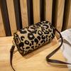 Women's Printed Cylinder Bag Winter New Product Personalized Oblique Span Shoulder Mobile Phone Change Bag