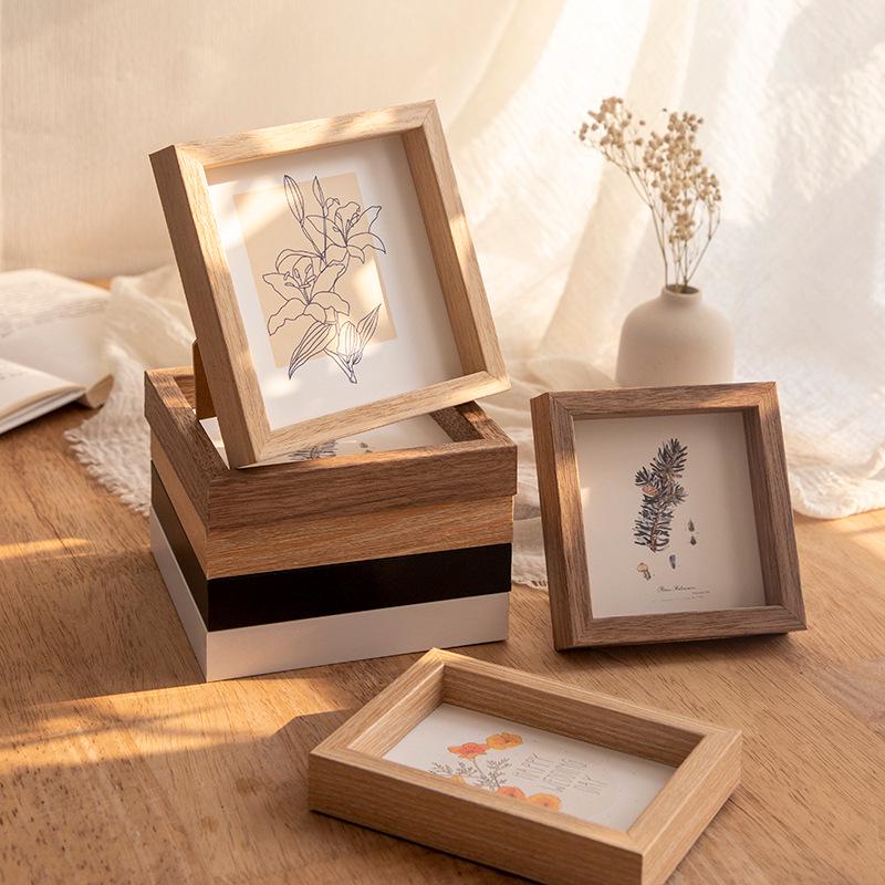 Wash Photos and Transform Into 6-inch, 7-inch, 8-inch A4 Wall-Mounted Square Photo Frames & Stands
