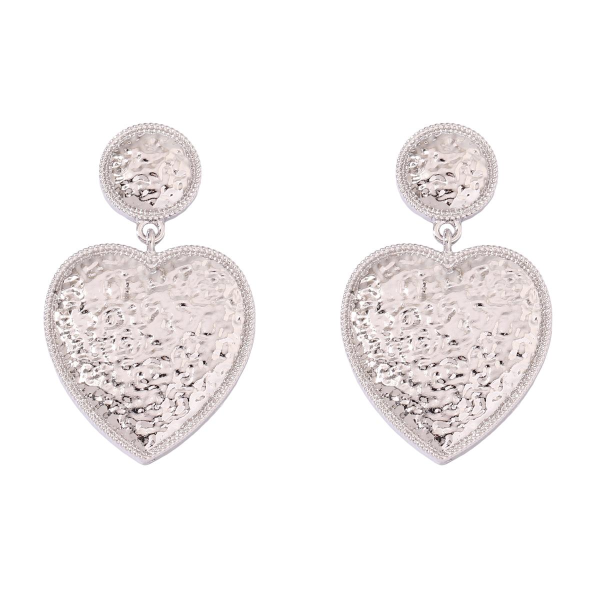 

Новые серьги-клипсы в форме сердца из сплава, легкая роскошь, универсальные, трендовые и модные для женщин