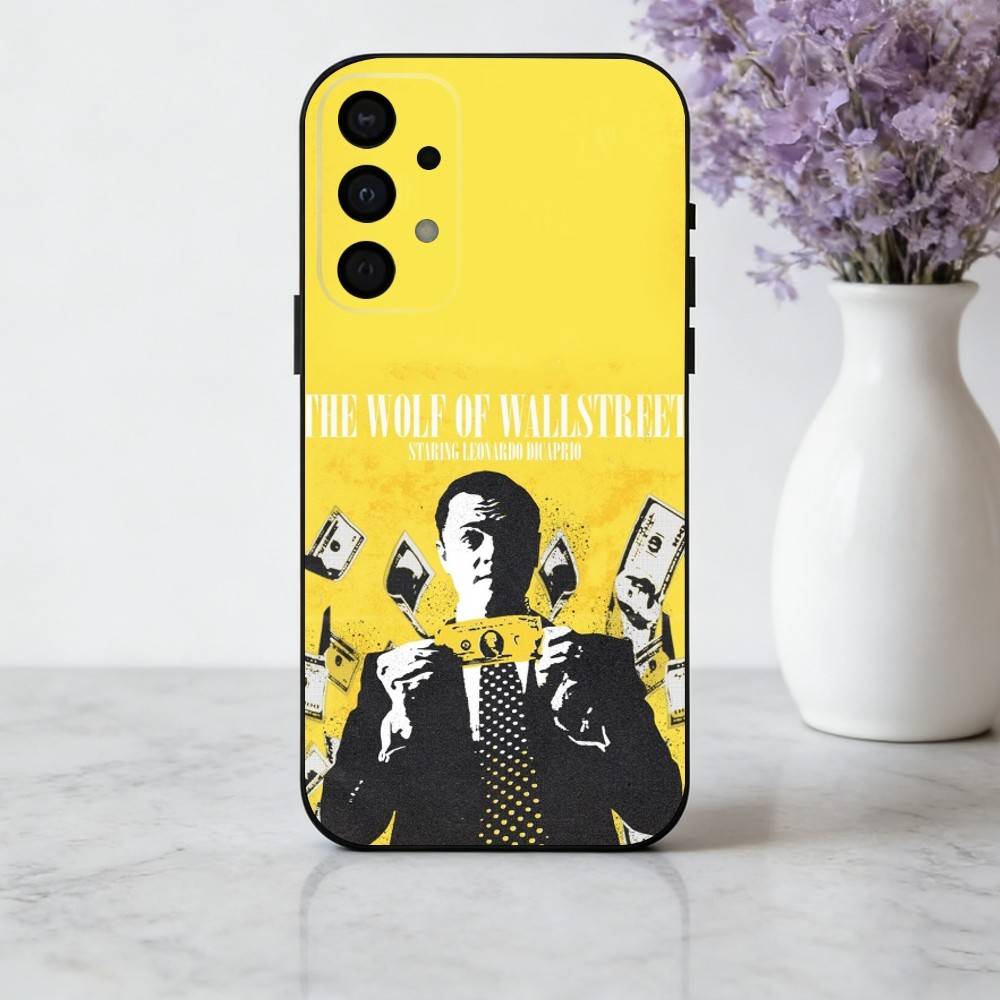 

T-The W-Wolf of W-Wall S-Street Phone Case For Samsung Galaxy A73,A72,A71,A70,A53,A52,A51,Others Soft Black Cover Samsung a30 a20