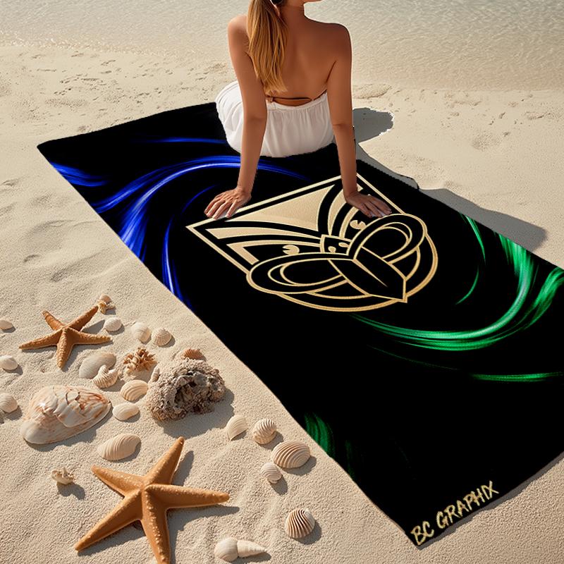 New Zealand Warrior Fashion Beach Towel: Ideal for Summer Adventures Soft, Absorbent and Quick Drying Suitable for Swimming and Bathing