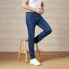 Men's Straight Leg Jeans with Lyocell & Mulberry Silk