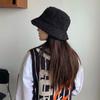 Girl Lamb Plush Autumn and Winter Korean Style Caps Pure Color Caps Lambwool Bucket Hat Female Hats