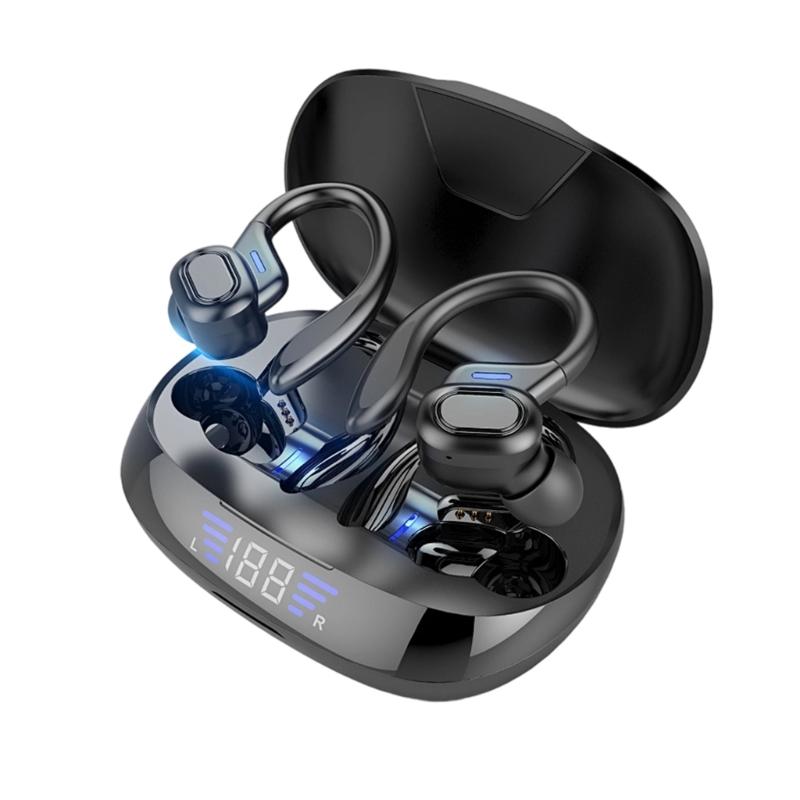 Wireless Earbuds, Sports Bluetooths Headphones, 40Hrs Playtimes Ear Buds with LED Power Display, Noise Cceling Headsets, Earphones for Workout/Running