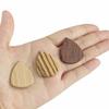 Wood Guitar Picks Wooden Guitar Mediators for Acoustic Guitar Electric Bass Plectrum 6Pcs 2mm