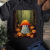 Mushroom Ghost Halloween T-Shirt: Spooky Forest Tee