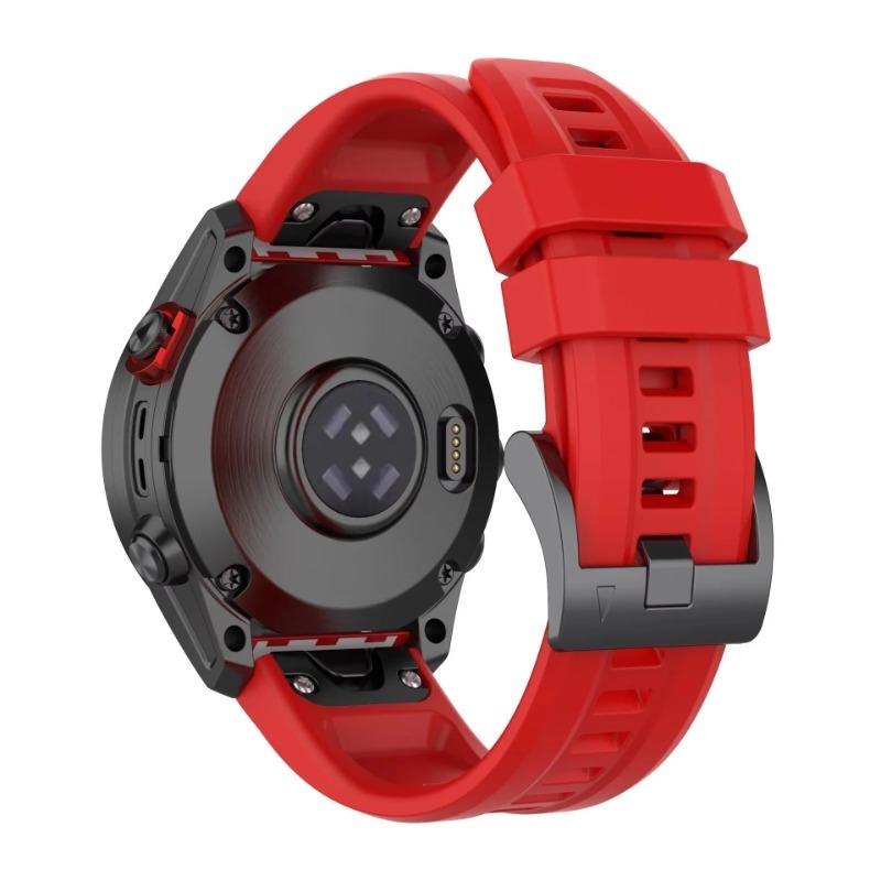 QuickFit 22mm 26mm Silicone Strap for Garmin Tactix 8 Fenix E 8 7X 7 6 6X/Epix Pro Gen 2 51mm 47mm/Enduro 3 Comfortable Correa