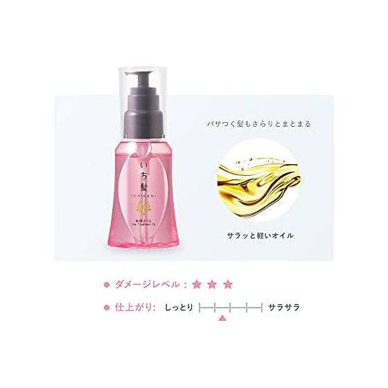 Ichikami Japanese herbal oil 50ml x 2 set with bonus | No-rinse treatment hair oil hair care damage care repair