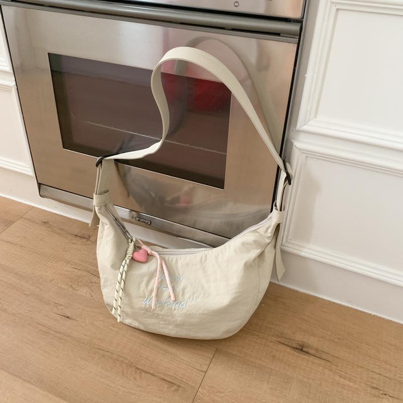 IELGY Ladies Messenger Bag Korean Version Casual Fresh Lazy Style Canvas Bag