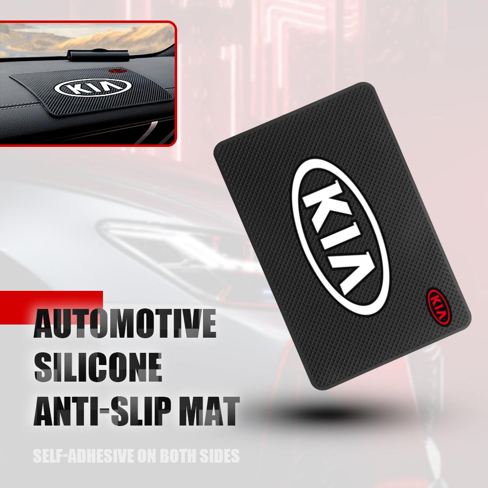 Car Dashboard Sticky Pad Phone Holder Anti-Slip Silicone Mat For Kia Rio Picanto Sportage Niro Morning Ceed ProCeed Optima Soul