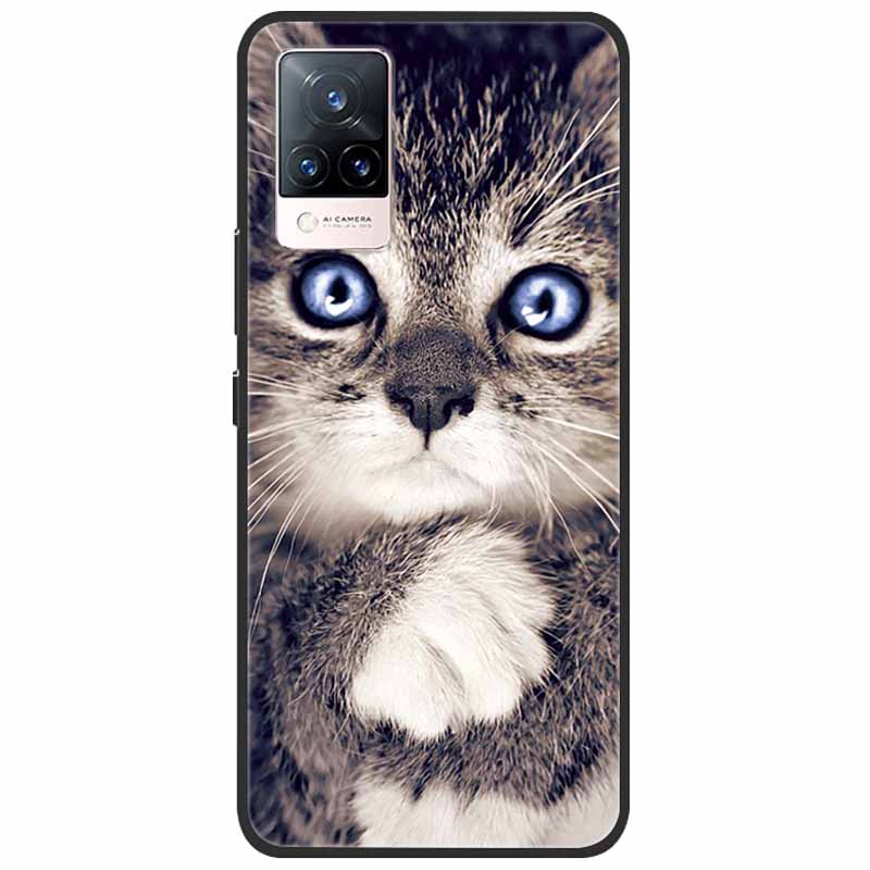 Miękkie Silikonowe Etui Na Telefon Dla vivo V21 5G 4G V21E V2027 Y11S Y12S V20 V2025 V 21E TPU Coque Pokrowiec Dla Vivo V 21e 21 Ochronne