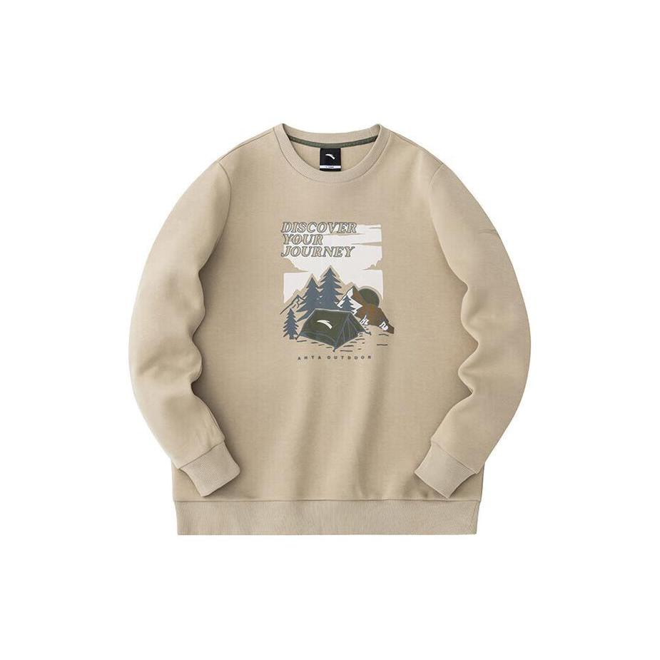 Anta Outdoor Collection Sweatshirt Men s Beige Khaki 152416701-2 3XL