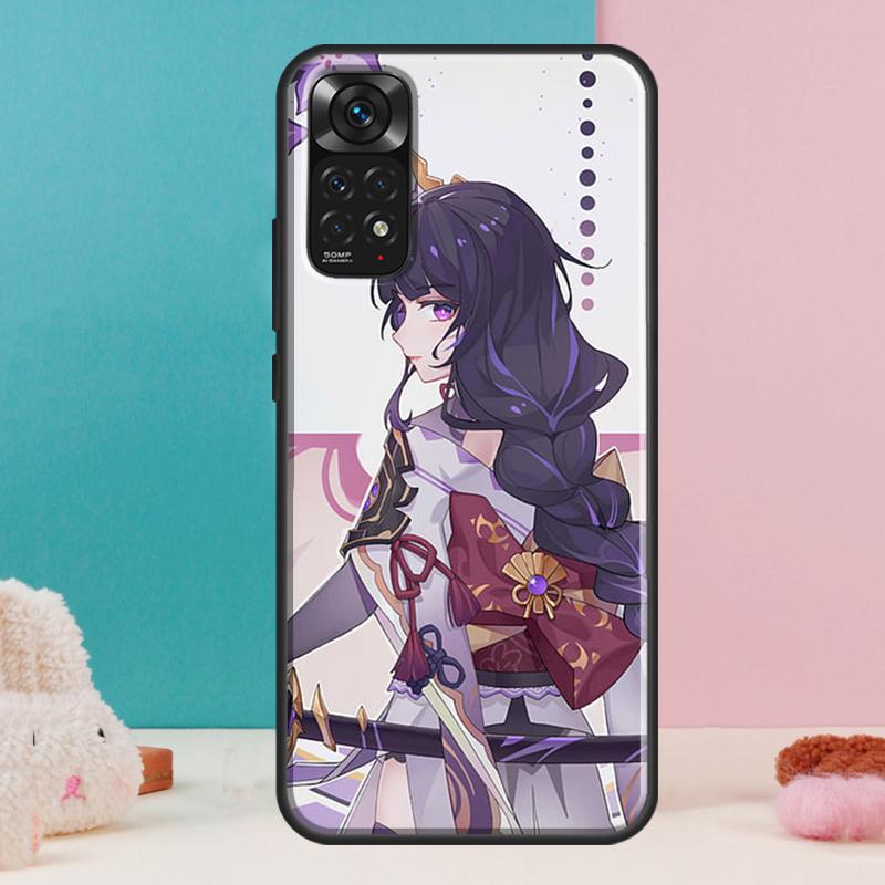 Baal Genshin Impact Game Case For Xiaomi Redmi Note 14 13 Pro 12 11 9 10 9S 10S 11S 12S Redmi 14C 13C 10C 12C Cover