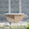 Structure d'escalade pour chat en bois Hamac pour chat de balcon Balançoire suspendue pour animal de compagnie Se prélassant au soleil Nid pour animal de compagnie en bois avec ventouse Sans perçage