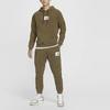 Jordan Solid Color Logo Elastic Waist Drawstring Casual Pants Men Bottoms Khaki DR3090-385