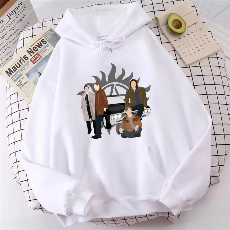 Autumn Winter Men Casual Fashion Streetwear Long Sleeve Fleece Pullover Sweatshirts Women Funny O-Neck Print Tops Hoodie