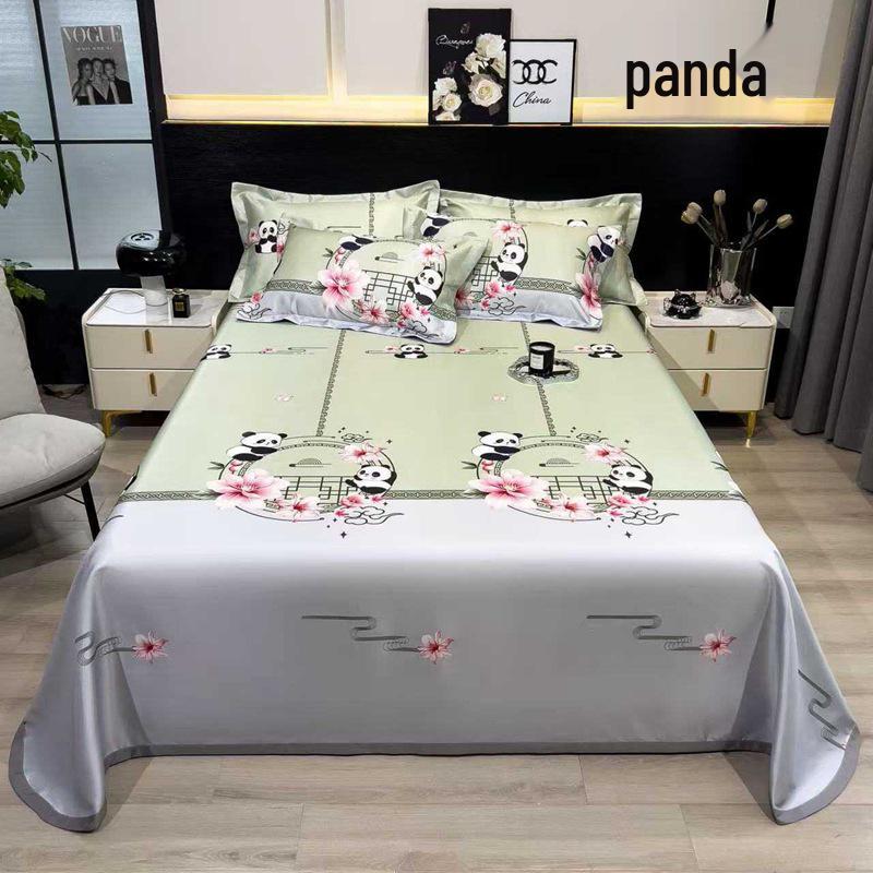 Ice Silk Summer Cool Mat Set: Foldable & Washable Three-Piece for Dormitory Single Beds