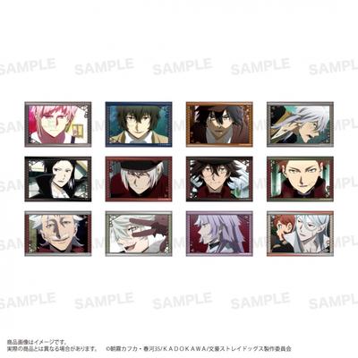 Bungo Stray Dogs Anime Bungo Stray Dogs   Trading Scene Can Badge 1box12pcs