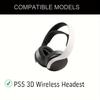 Replacement Ear Pads for Sony Playstation 5 PS5 Pulse 3D Wireless Headset, Breathable Mesh Fabric Headphone Ear Cushion