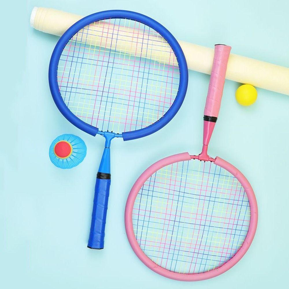Shock Absorbing Children Badminton Racquets Portable Sports Game Toys  Sport Accessories