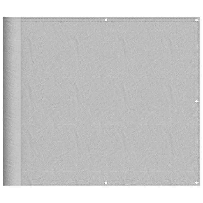 VidaXL Écran de Balcon, Brise-vue de Jardin, Écran de Protection, Écran d'Intimité Terrasse Extérieur, Gris Clair 90x300 cm 4000007