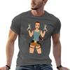 Paper Lara Croft Tshirt Large Size Casual Tee Shirt