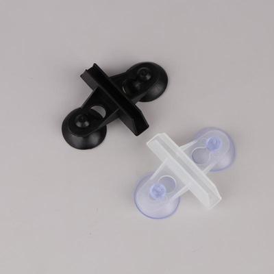 10 Bucăți Placă Izolare Acvariu Pește Pentru Acvariu Separator Clip Negru Ventuză Separatoare Suport Suport Foaie Plastic Suport