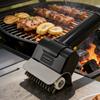 Elektrický grilovací kartáč Nerezová hlavice kartáče Bezšňůrový elektrický čistič grilu Dobíjecí Hloubkové čištění Nástroje pro grilování BBQ