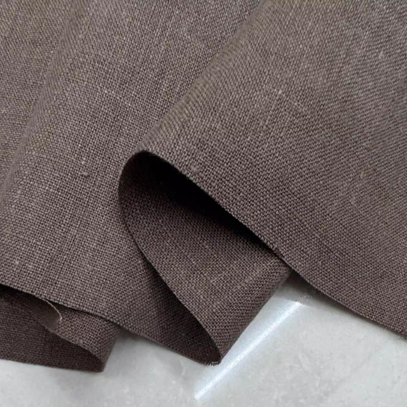 Linen and Ramie Hanfu Fabric for Sewing Cloth 100% Natural Yarn-dyed Dresses Robe Thin DIY Handmade Designer High Quality
