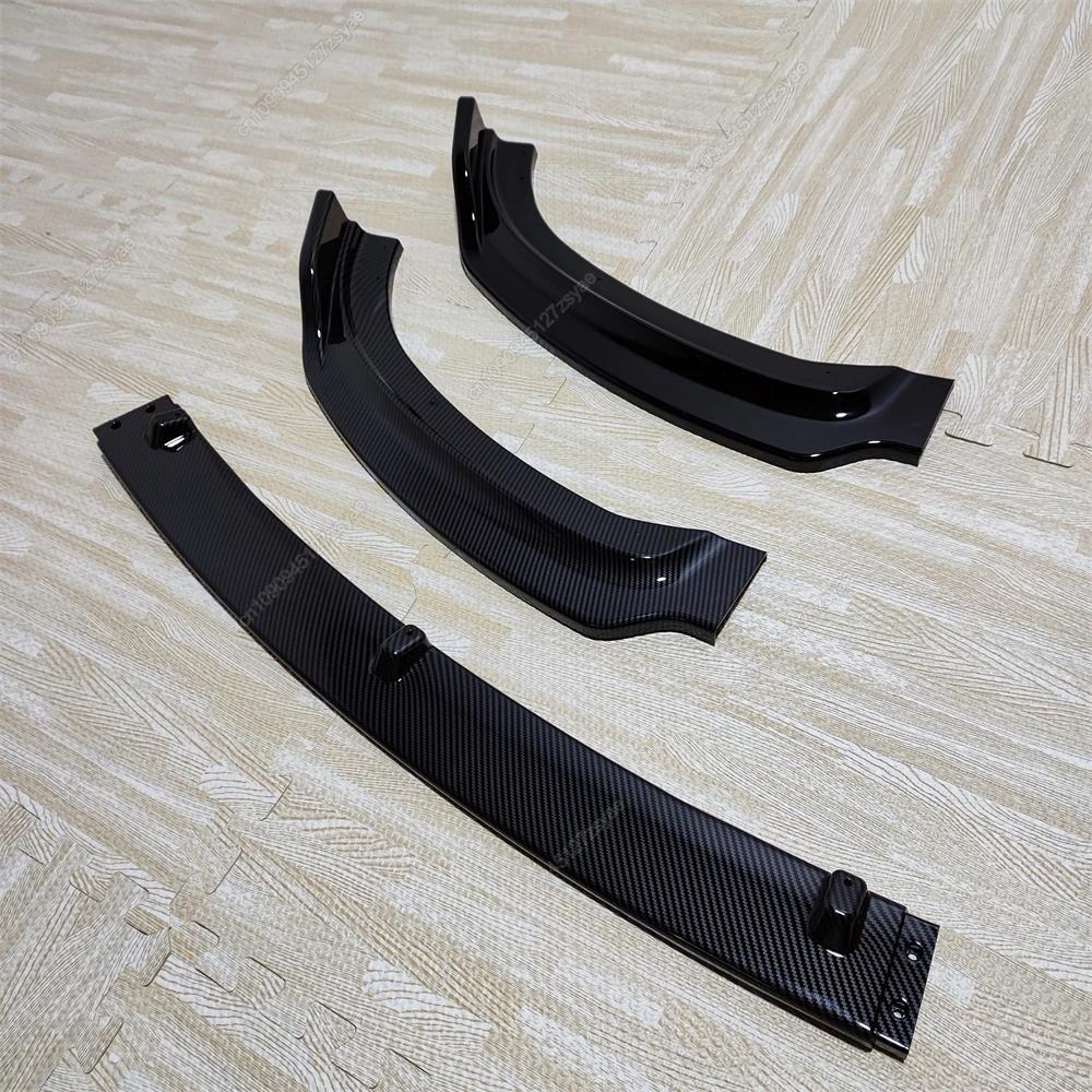 Car Front Bumper Lip Spoiler Splitter Diffuser For BMW 3 Series F30 F31 2013-2019 Body Kit Tuning ABS Canard Lip Protector Cover