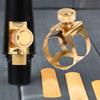 Liguature pour saxophone alto Pince métallique pour saxophone pour saxophonistes, Performance, Répétition,