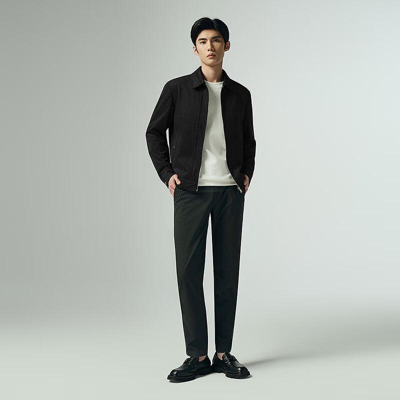 Lilang Herren Wildleder Revers Freizeitjacke