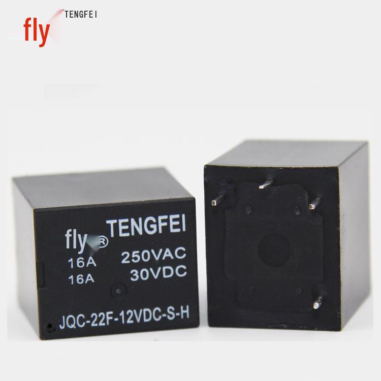 High Indium Contact 16A 4-Pin 12V Small Power Relay TF SRU-22F