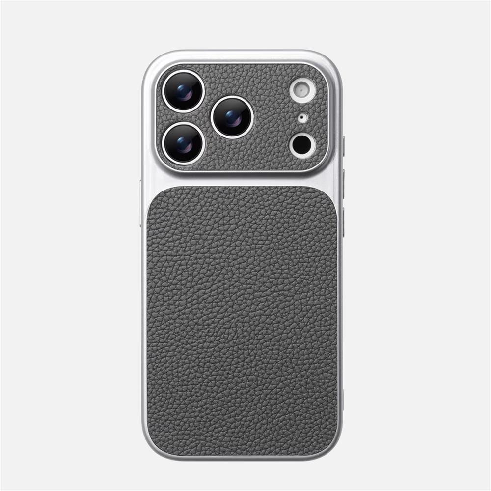 

Роскошный матовый чехол для телефона с текстурой личи для iPhone 17 16 15 14 13 12 Pro Max, защита камеры, ударопрочный, мгновенно превращает 17 Cover For iPhone 12