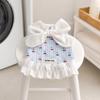 Dopamine Color Puppy Bow Princess Skirt Big Bowknot Dog Clothes Cat Dog Ruffle Dress Spring Summer