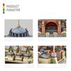 Giftfri 1434 stk Hagia Sophia-Istanbul Byggeklosser Stor Skala Verdensberømt Arkitekturmodell Samling av Små Klωσser For Gave