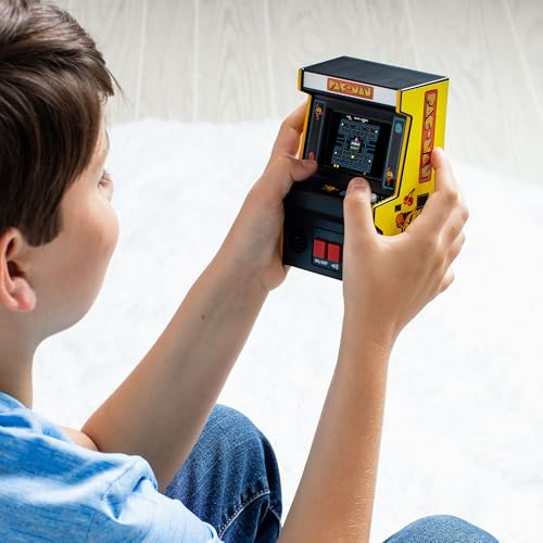 Arcade Classics - Retro Mini Arcade Game with Full-Color Screen, Classic Handheld Electronic Game Console, 90s Toy, Great Gift for Kids Ages 8+, Pac-M
