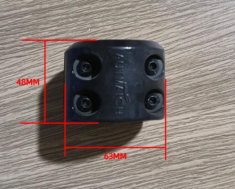 Forged Trailer Hitch Rubber Plug with Shaped Winch Hook & Hex Wrench