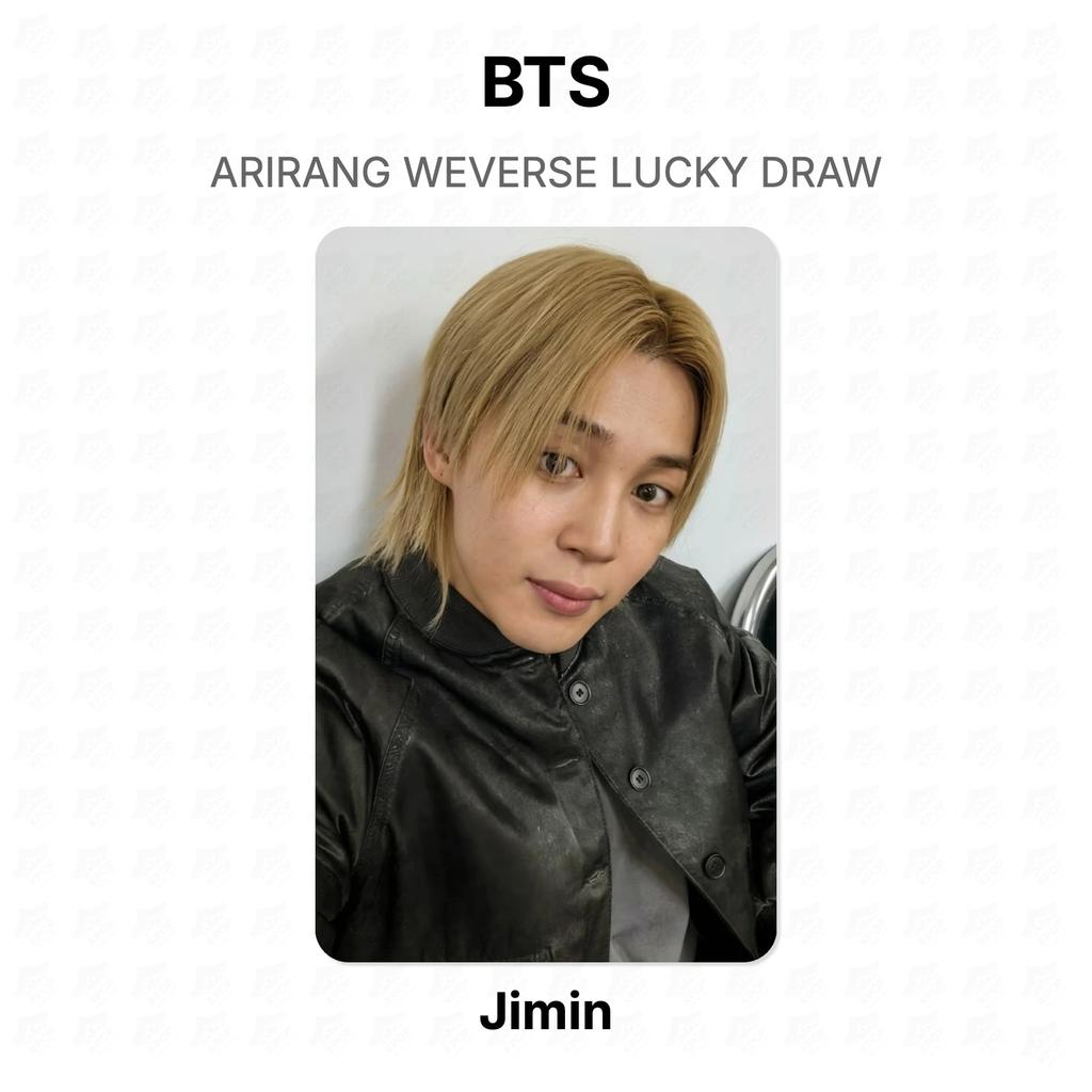 BTS ARIRANG WEVERSE SORTEO Oficial Fotocarte