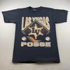 Vintage Las Vegas Posse T-Shirt Herren Medium Schwarz Canadian Football CFL LV 90er