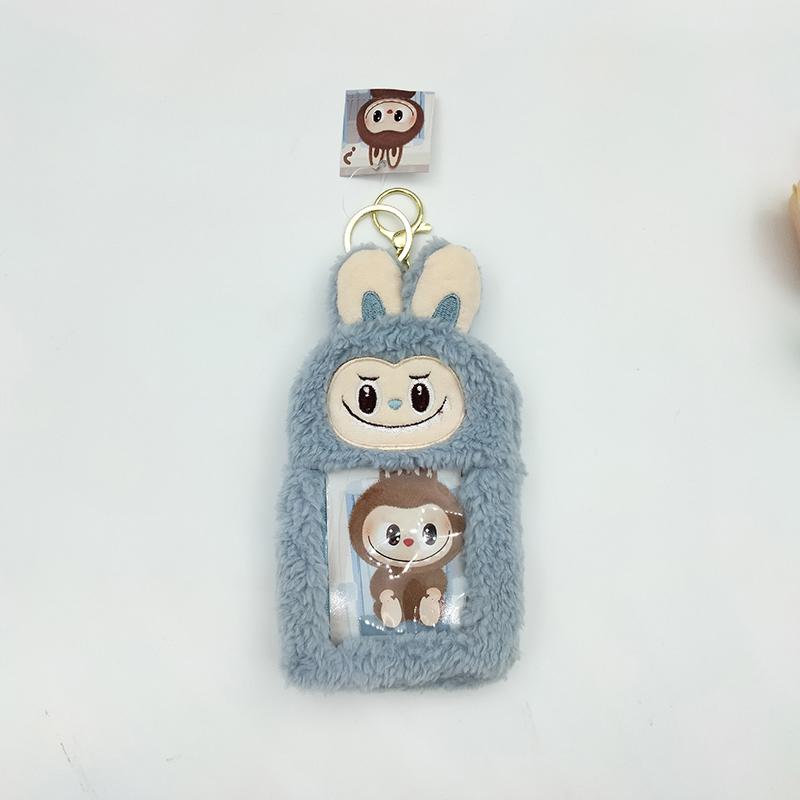 

Милый мультяшный плюшевый держатель для фотокарты подвеска портативная защитная крышка для карт нулевой кошелек рюкзак брелок подарки