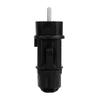Electrical Plug Ups Ip44 With Cable Gland Computer Black