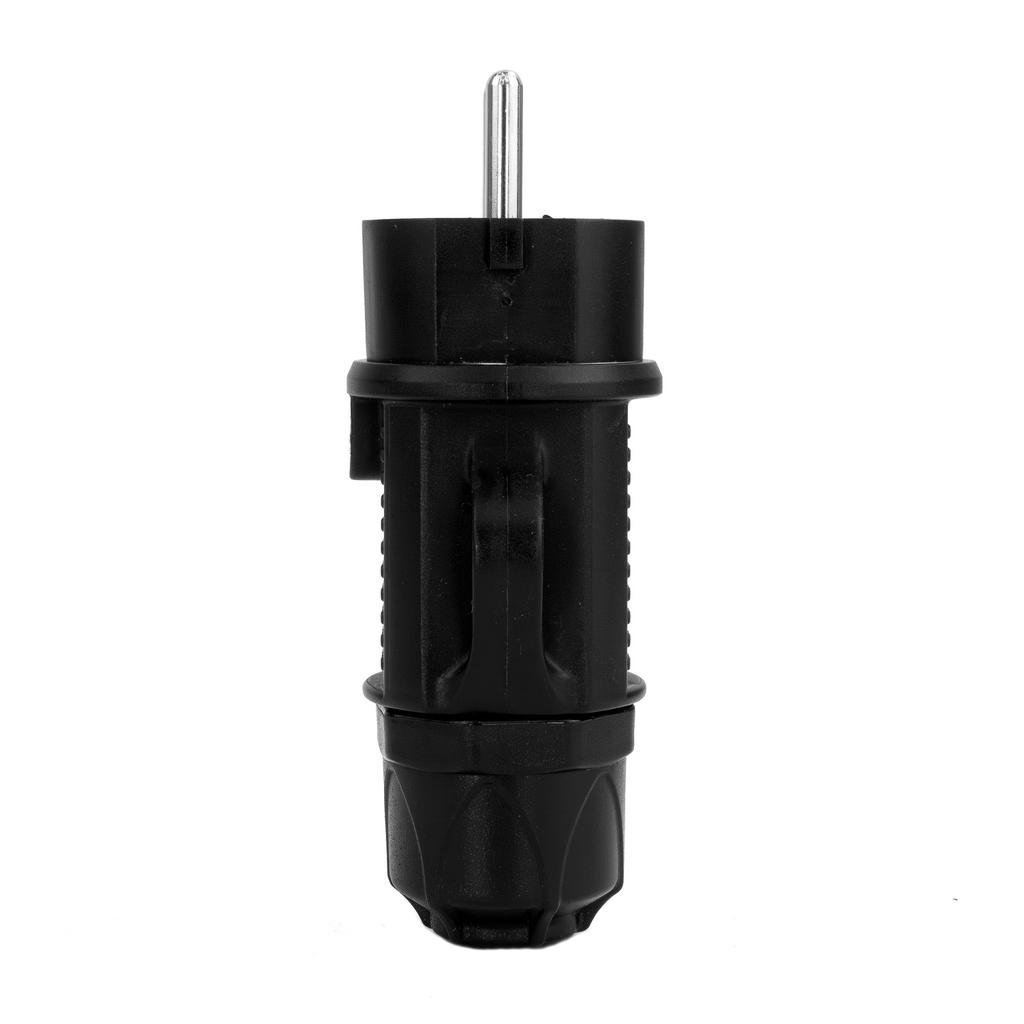Electrical Plug Ups Ip44 With Cable Gland Computer Black