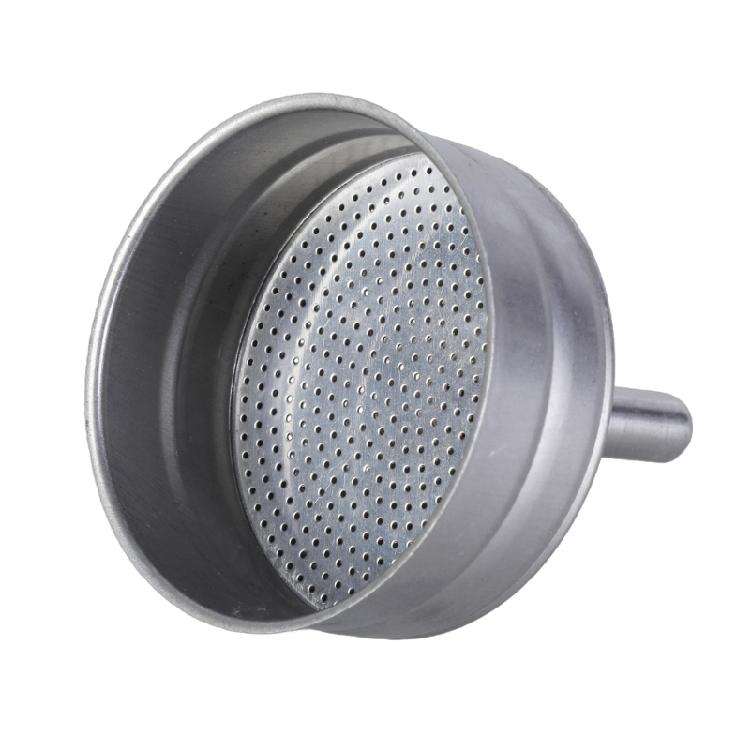 Professional Coffee Funnel Durable Stainless Steel Coffee Funnel Accessory Fit Most 6 Cup Espressos Maker