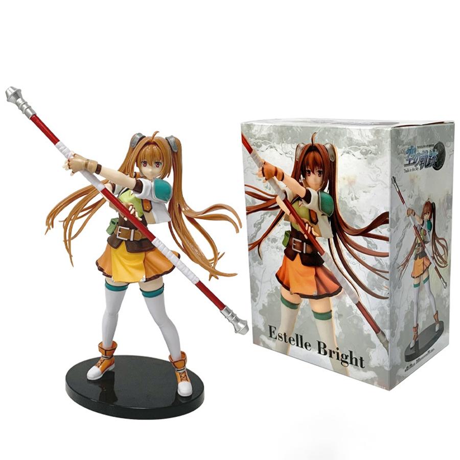 

21 см Eiyuu Densetsu: Sora no Kiseki SC Аніме Фігурка Естель Брайт Фігурка Дії Джошуа Брайт ПВХ Колекційна Модель Іграшка