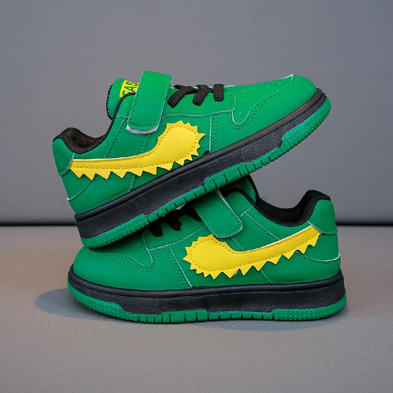 

Модний бренд однокласники дитяче спортивне взуття дівчаток взуття 2025 нові осінні моделі хлопчиків літнє кеди баскетбольне взуття зовнішня торгівля 27 yards inner length about 16.7CM зелений