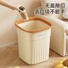 Trash Can Household New Large Living Room High Value Office Bathroom Kitchen Bedroom Pressure Ring Paper Basket