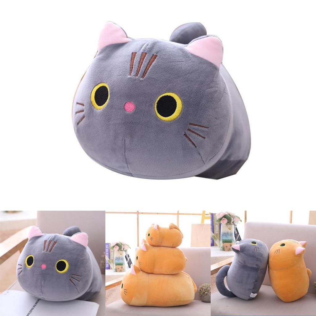 Delightful Cartoon Plush Toy Cat Pillow Soft Cushion For Comfortable Support
